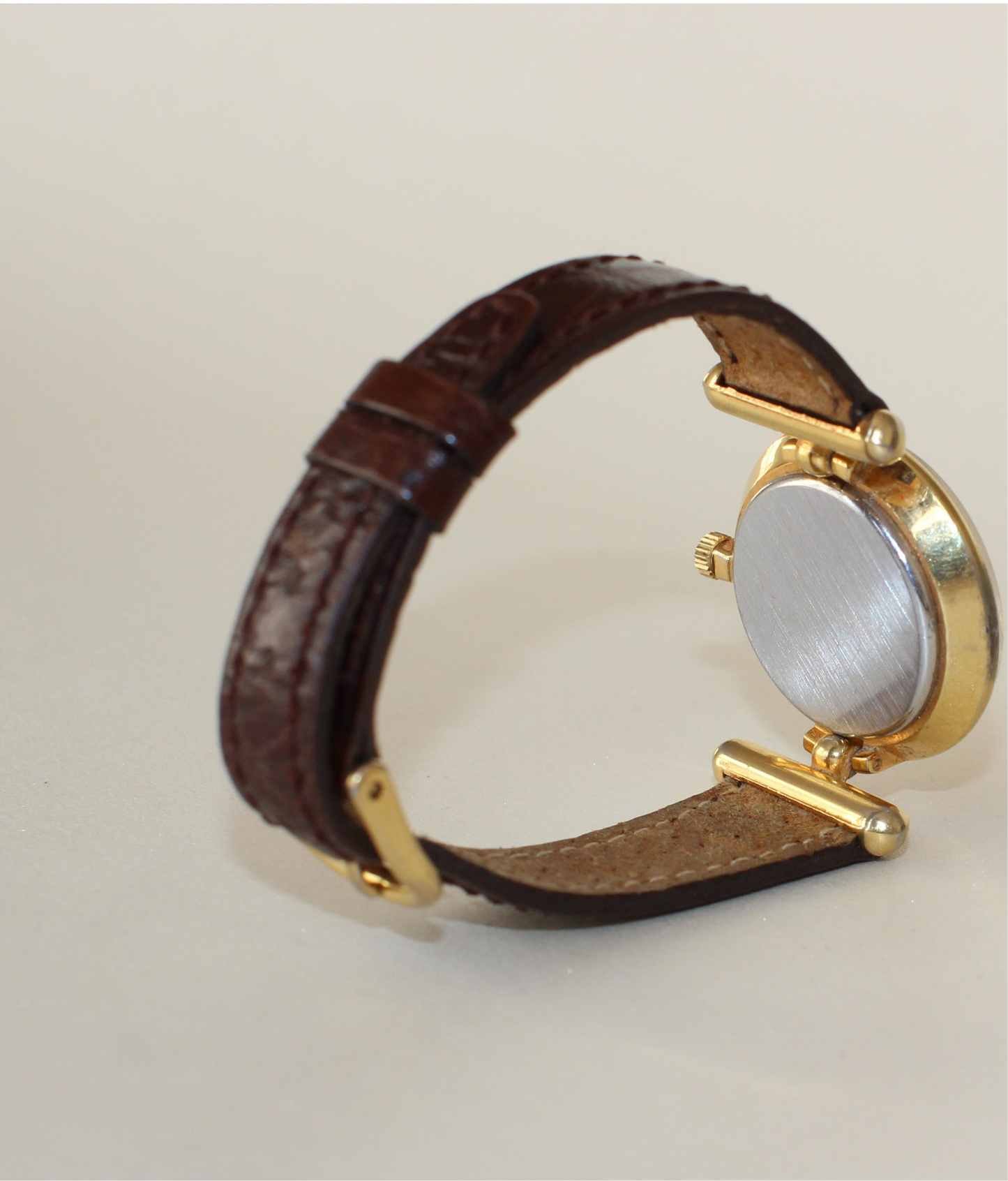 Vintage 1980s Pommery Champagne Coin Watch - Gold Plated Quartz