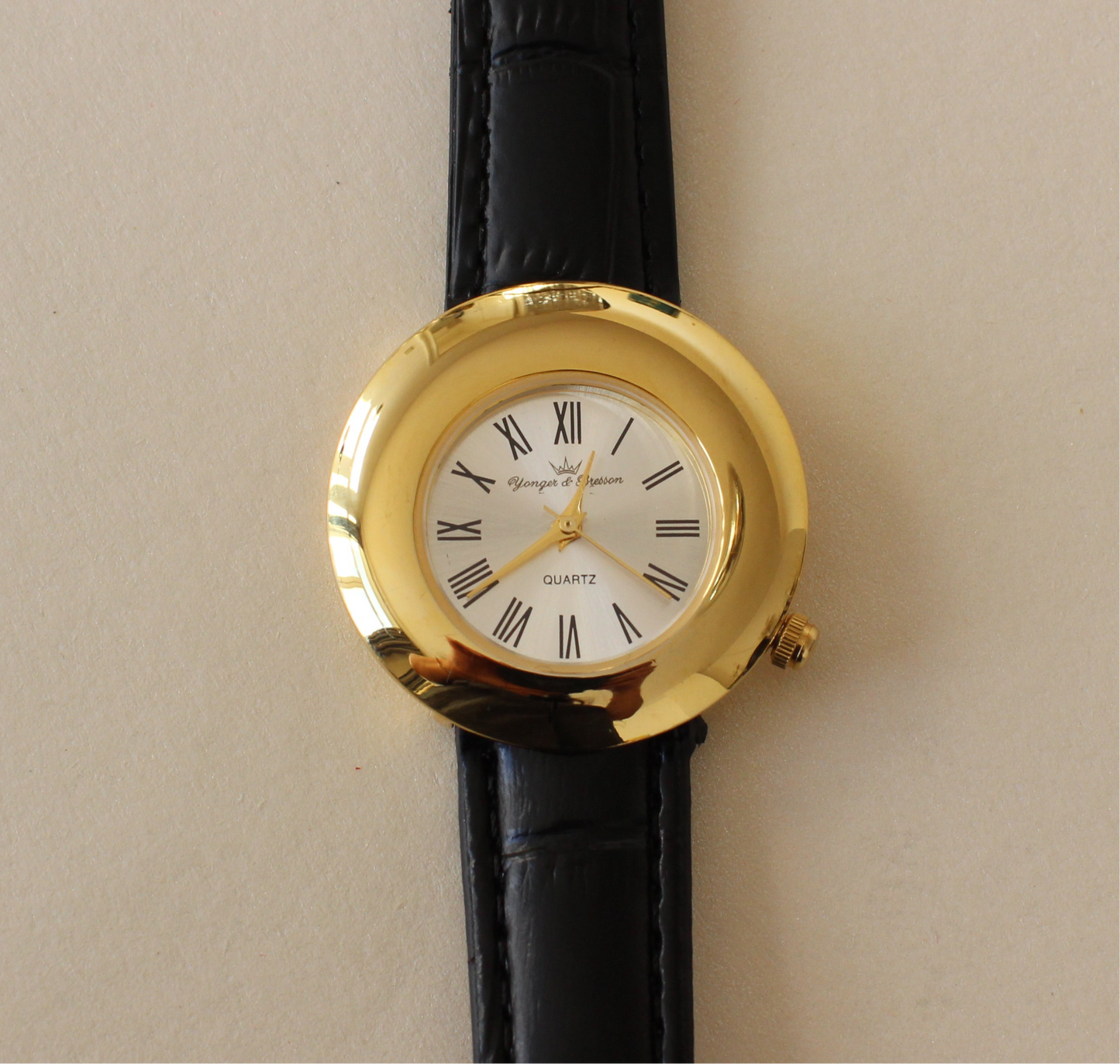 Younger & Bresson, France, Gold plated Statement Watch