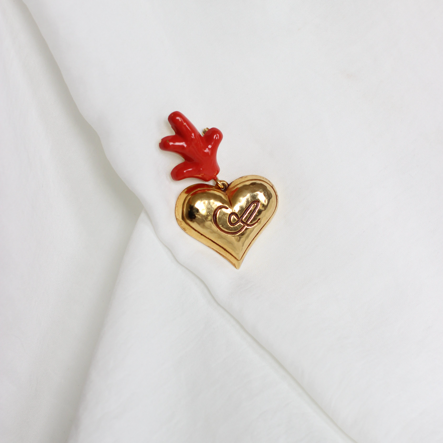 Christian Lacroix Brooch for "C'est la Vie" Perfume (1990s)
