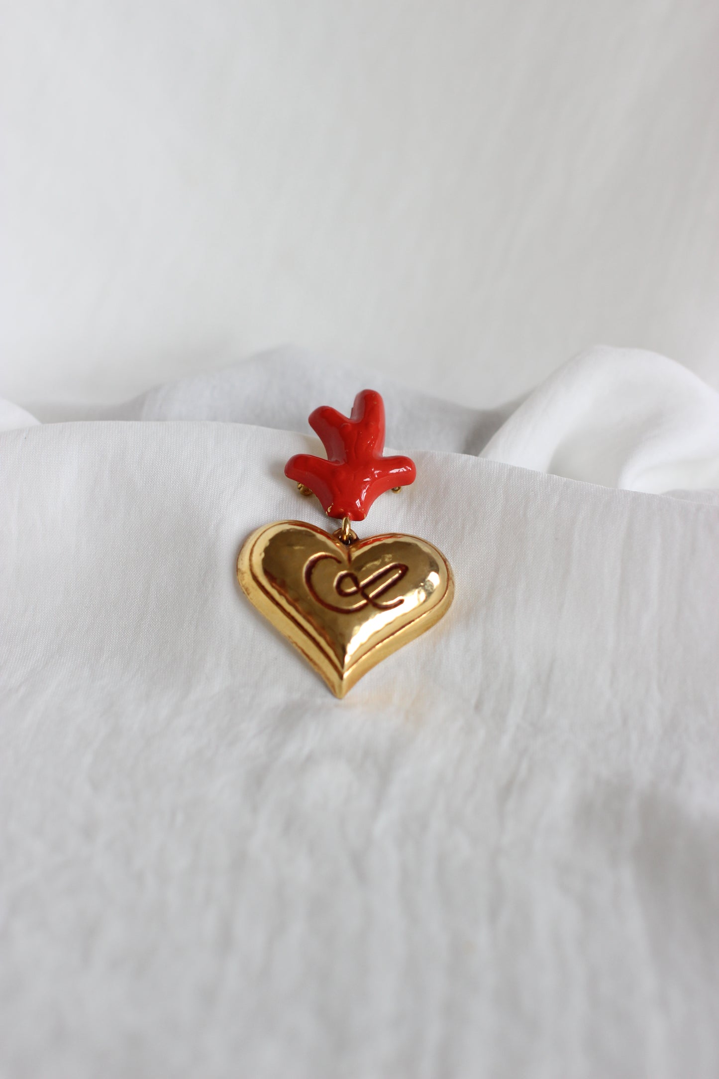 Christian Lacroix Brooch for "C'est la Vie" Perfume (1990s)
