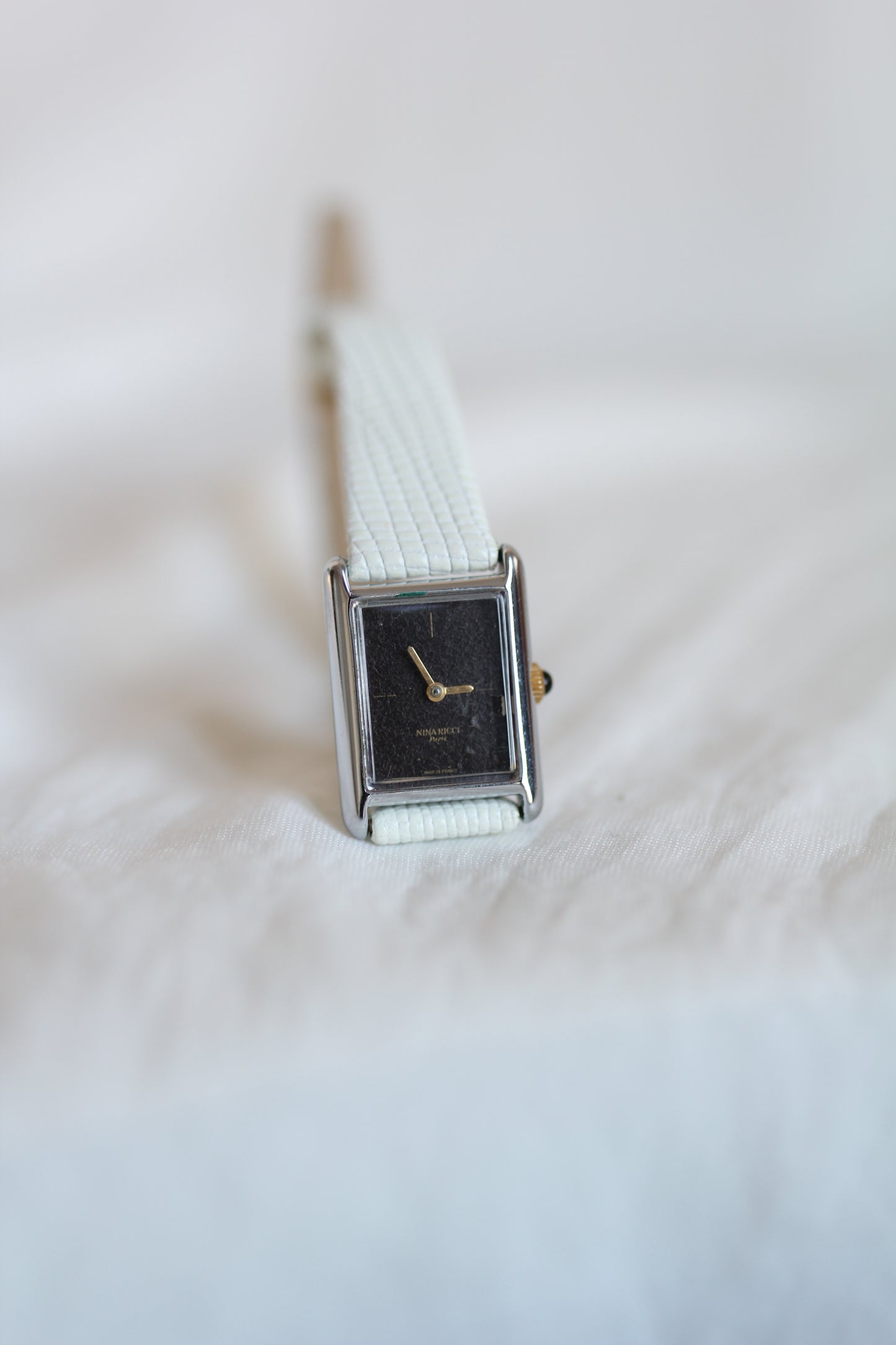 Vintage 1980s Nina Ricci Tank Watch