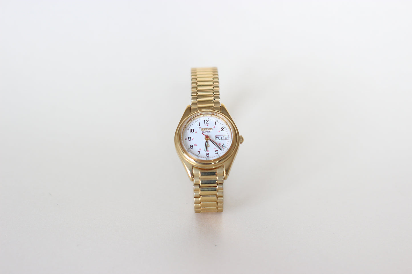 Seiko Women's Watch – September 1997 – Gold-Plated Military Bracelet