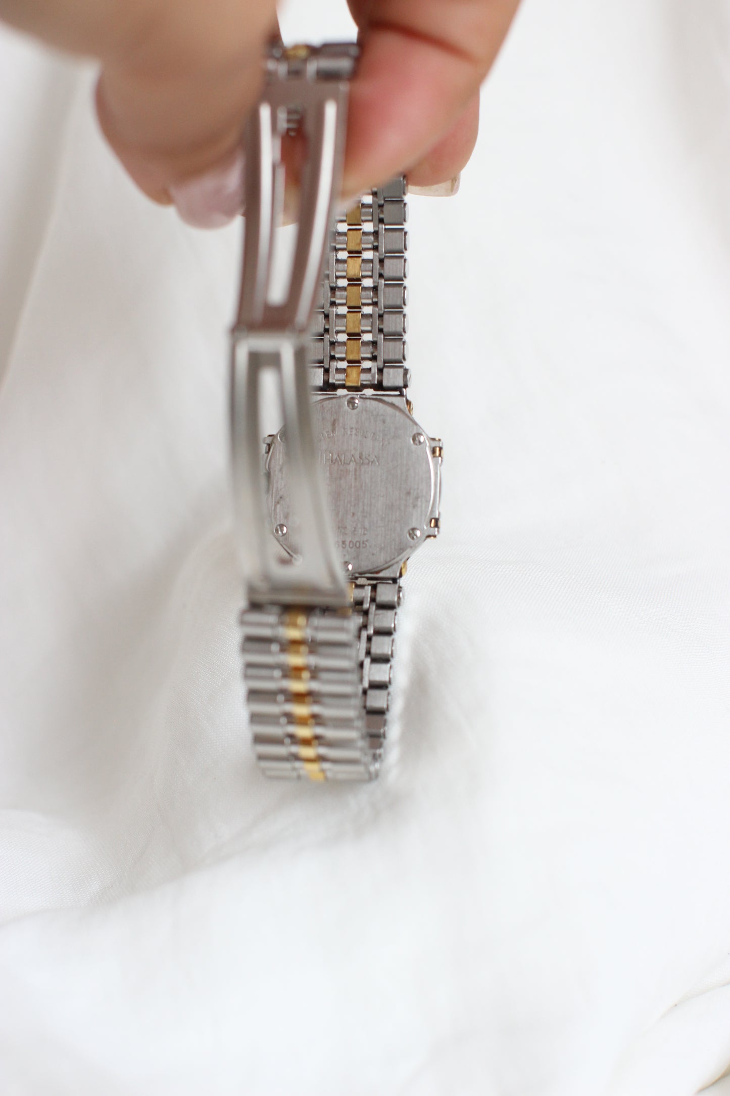 Lassale “Thalassa” – 1980s Diamond, Gold & Steel Watch - Seiko Movement