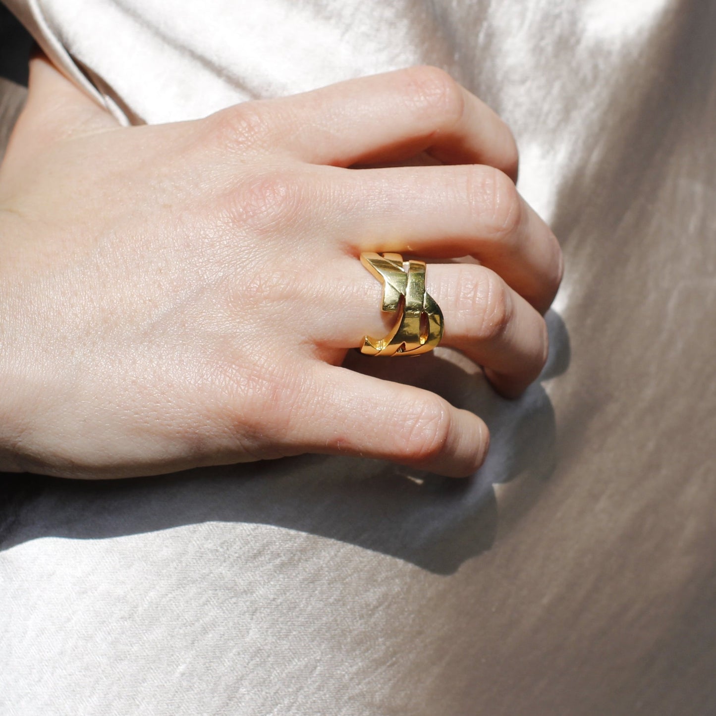 Iconic Saint Laurent Monogram Ring