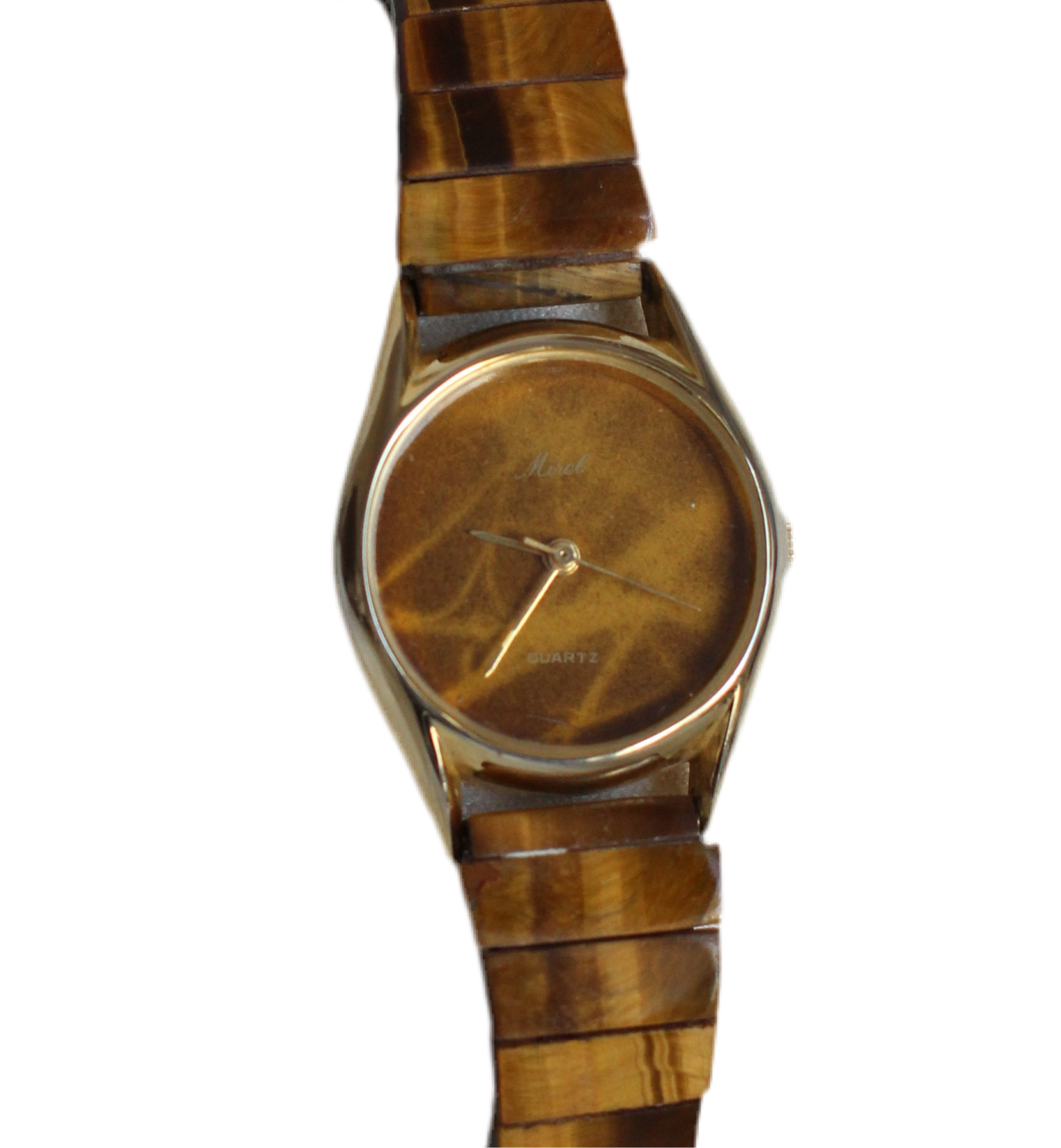 Montre Vintage Mirel – Bracelet en pierre naturelle oeil de tigre