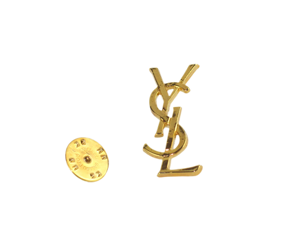 Yves Saint Laurent Monogram Pin (1990s)