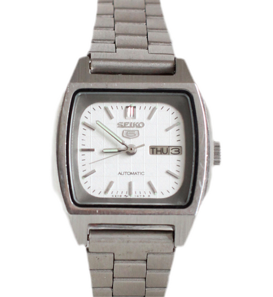 Rare Vintage Seiko Automatic Day-Date Watch – 1970s – With Casio Bracelet