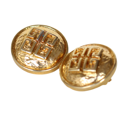 1984 Elegant Statement Givenchy Paris Earrings