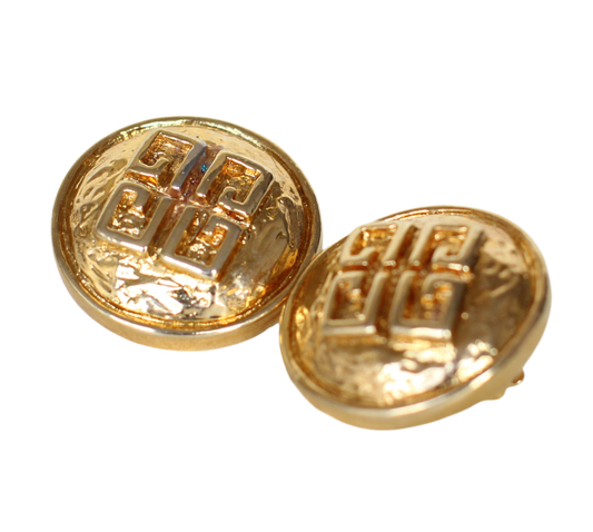 1984 Elegant Statement Givenchy Paris Earrings