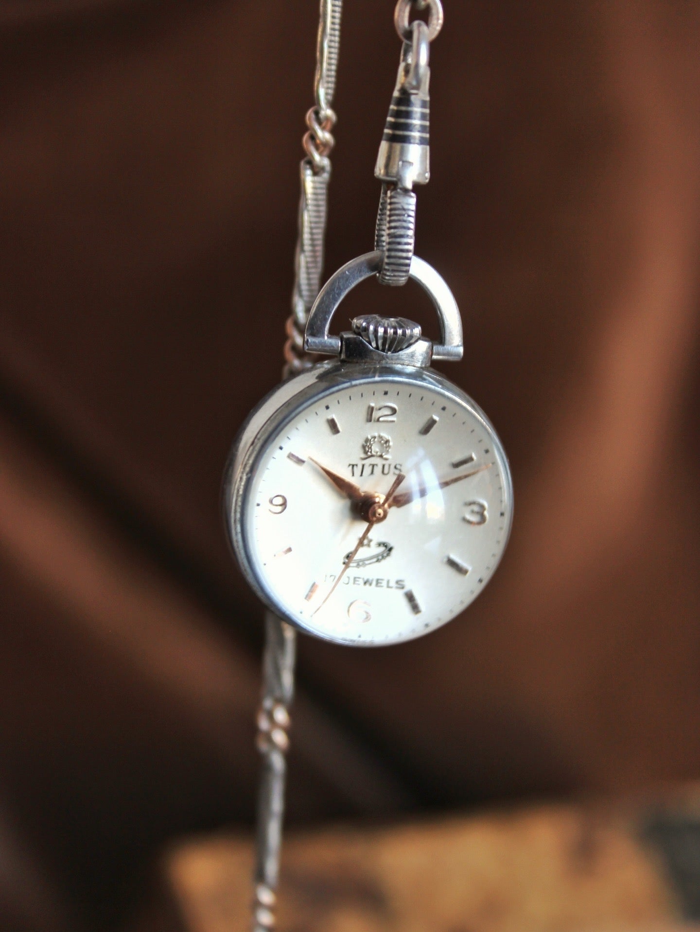 Titus “Sphere” Transparent Watch – Gold Plated, Swiss Mechanical, c.1960s