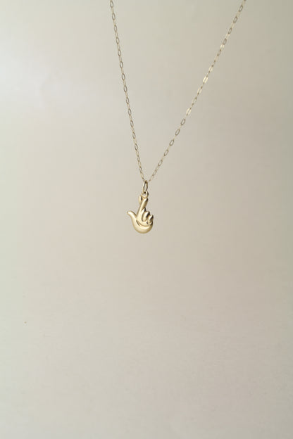 Official 1980’s  English National Lottery Lucky Gold Necklace