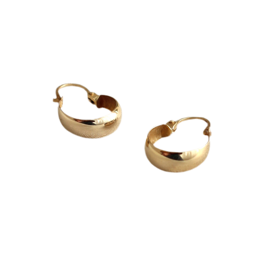 Vintage 18k Yellow Gold "Dormeuses" Earrings