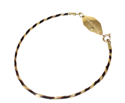 Elephant Hair Bracelet with 14K Gold Clasp