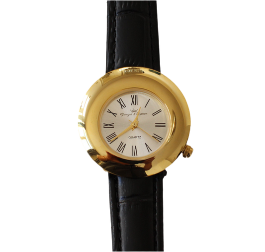 Younger & Bresson, France, Gold plated Statement Watch