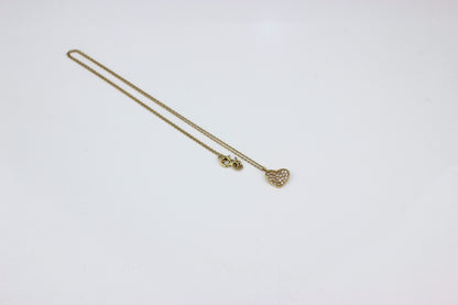 Adorable Collier coeur en or 