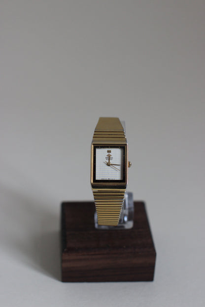 Seiko Galaxy Gilt Mirrored Bezel Tank Watch – 1998