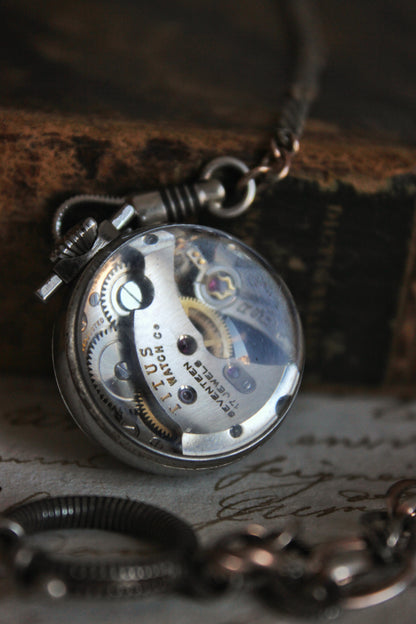 Titus “Sphere” Transparent Watch – Gold Plated, Swiss Mechanical, c.1960s