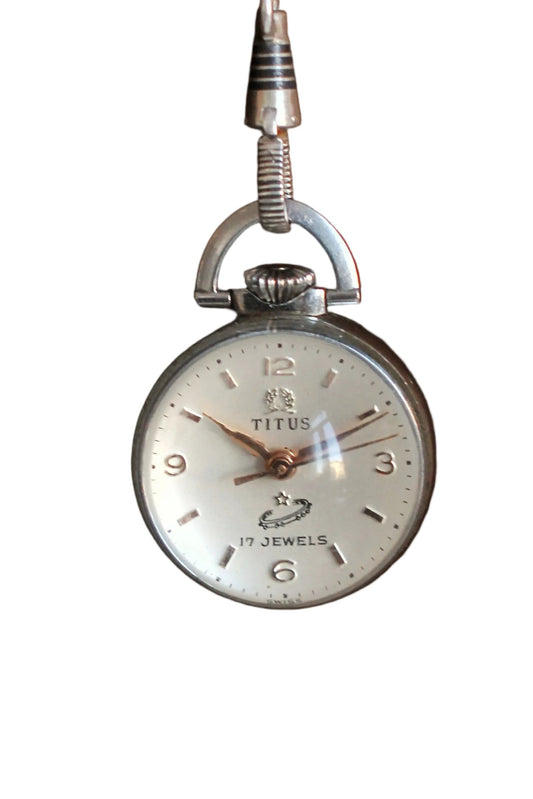 Titus “Sphere” Transparent Watch – Gold Plated, Swiss Mechanical, c.1960s