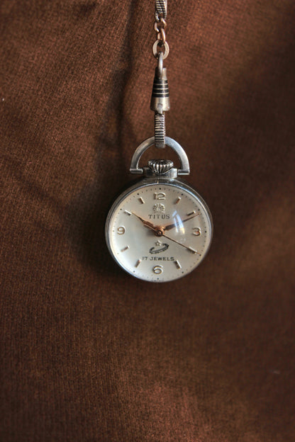 Titus “Sphere” Transparent Watch – Gold Plated, Swiss Mechanical, c.1960s