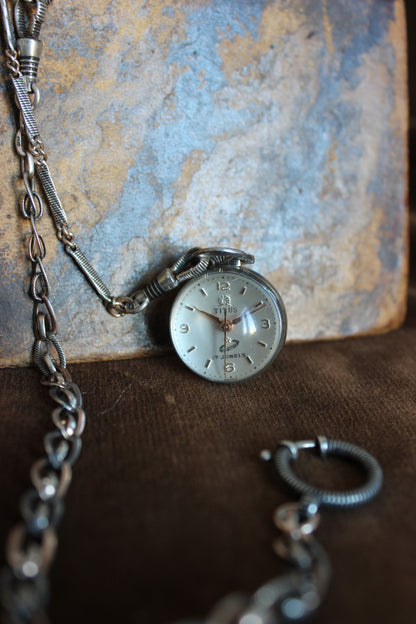 Titus “Sphere” Transparent Watch – Gold Plated, Swiss Mechanical, c.1960s