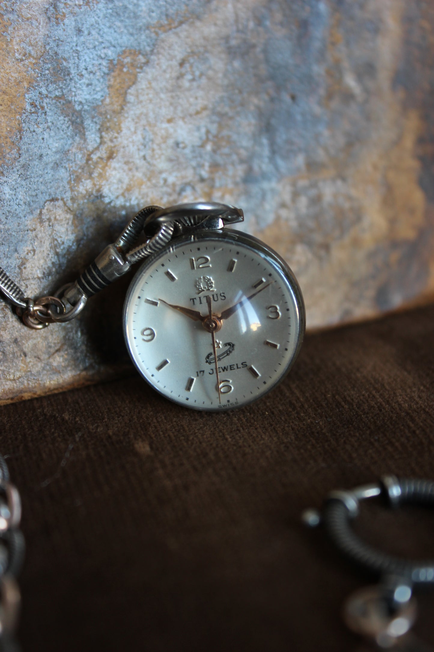 Titus “Sphere” Transparent Watch – Gold Plated, Swiss Mechanical, c.1960s