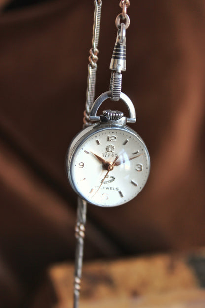 Titus “Sphere” Transparent Watch – Gold Plated, Swiss Mechanical, c.1960s