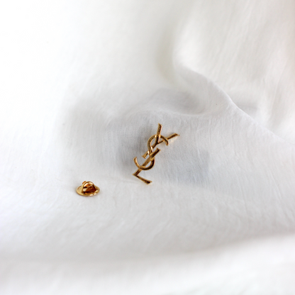 Yves Saint Laurent Monogram Pin (1990s)