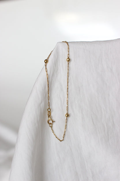 Delicate 18K Gold Bead Bracelet