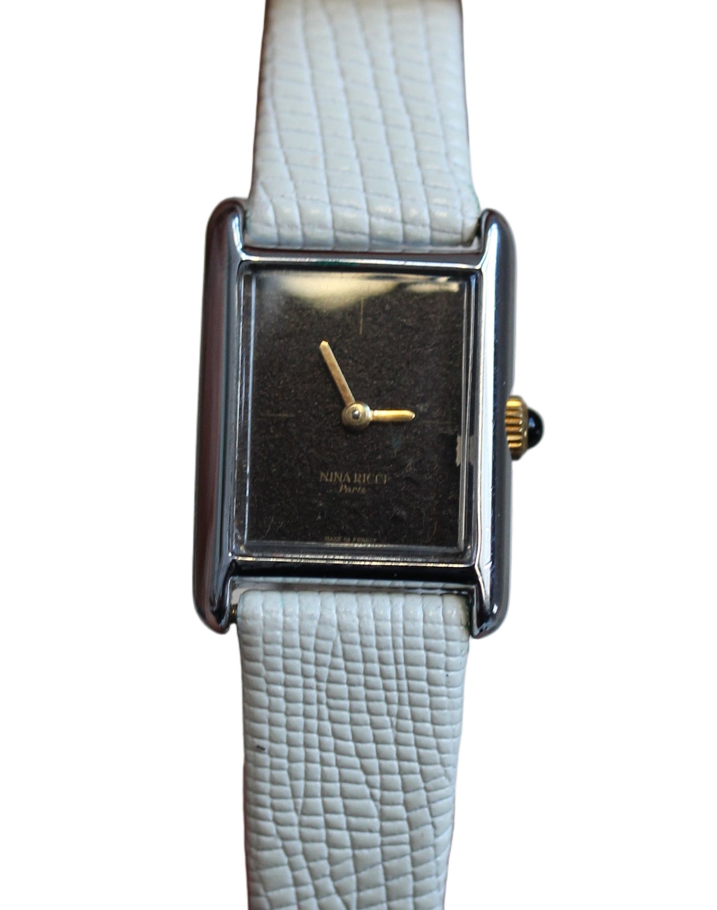 Vintage 1980s Nina Ricci Tank Watch