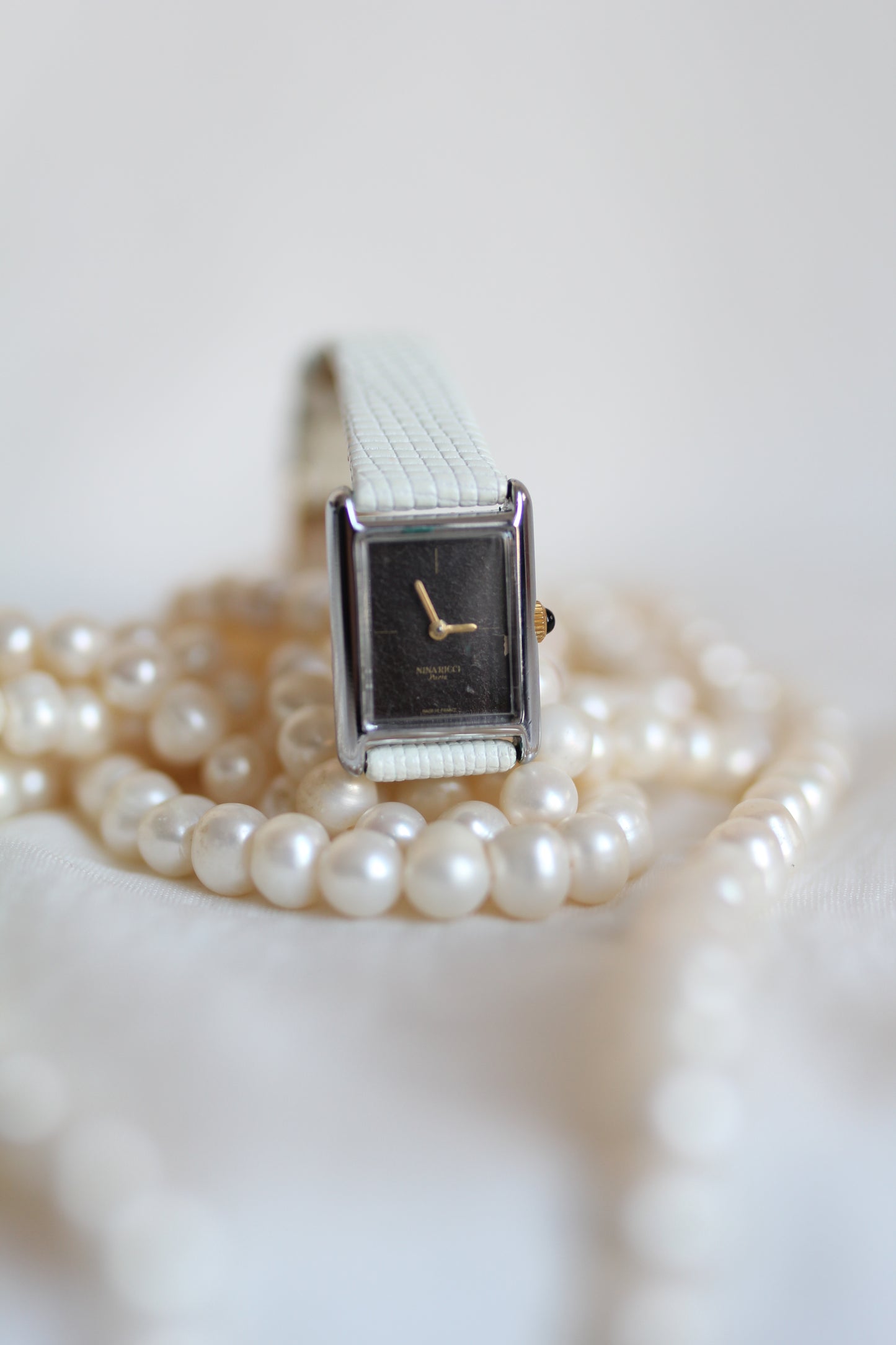 Vintage 1980s Nina Ricci Tank Watch