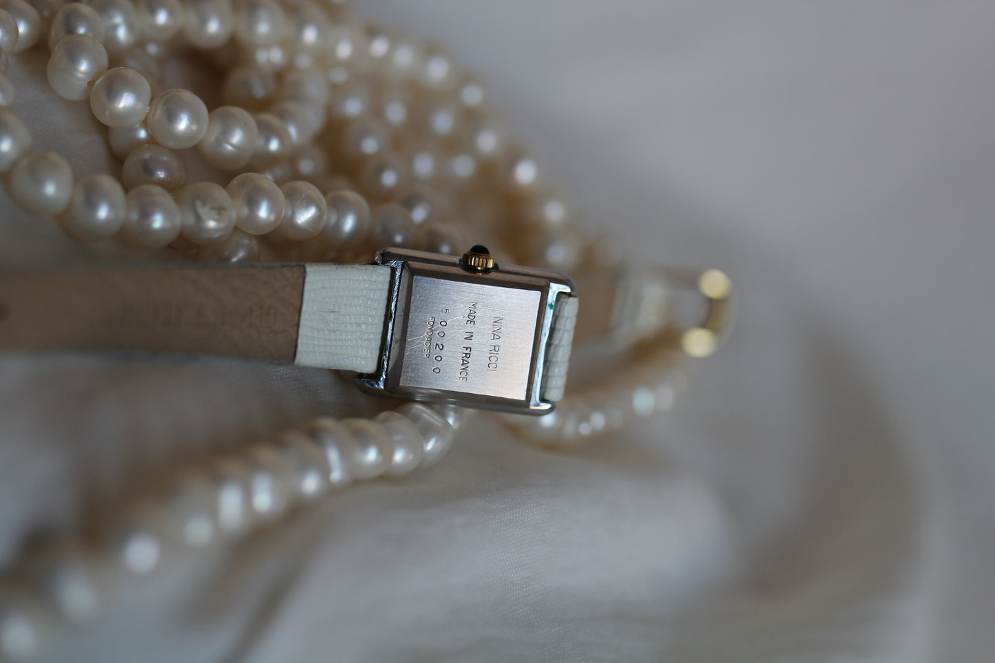 Vintage 1980s Nina Ricci Tank Watch