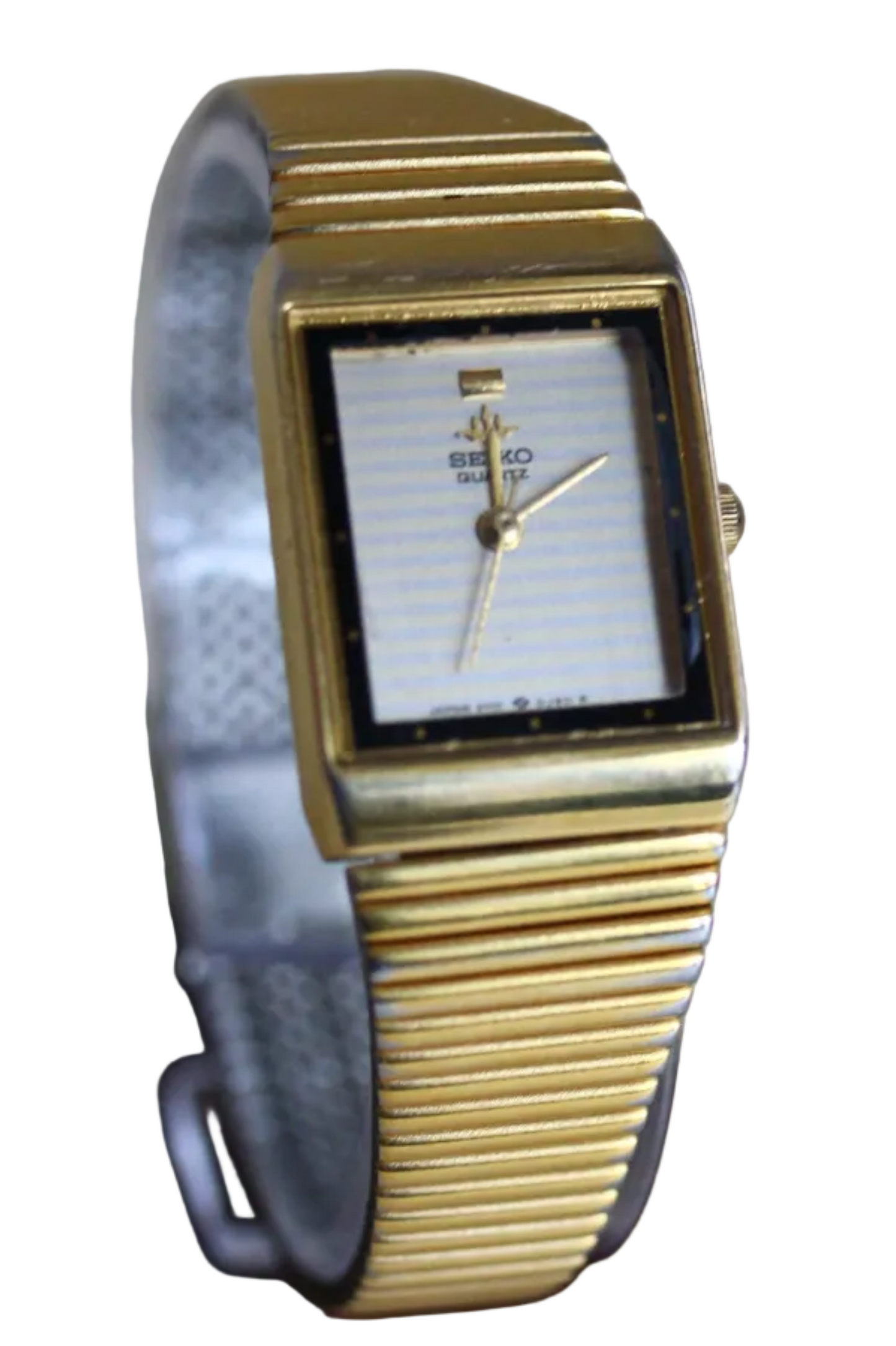 Seiko Galaxy Gilt Mirrored Bezel Tank Watch – 1998
