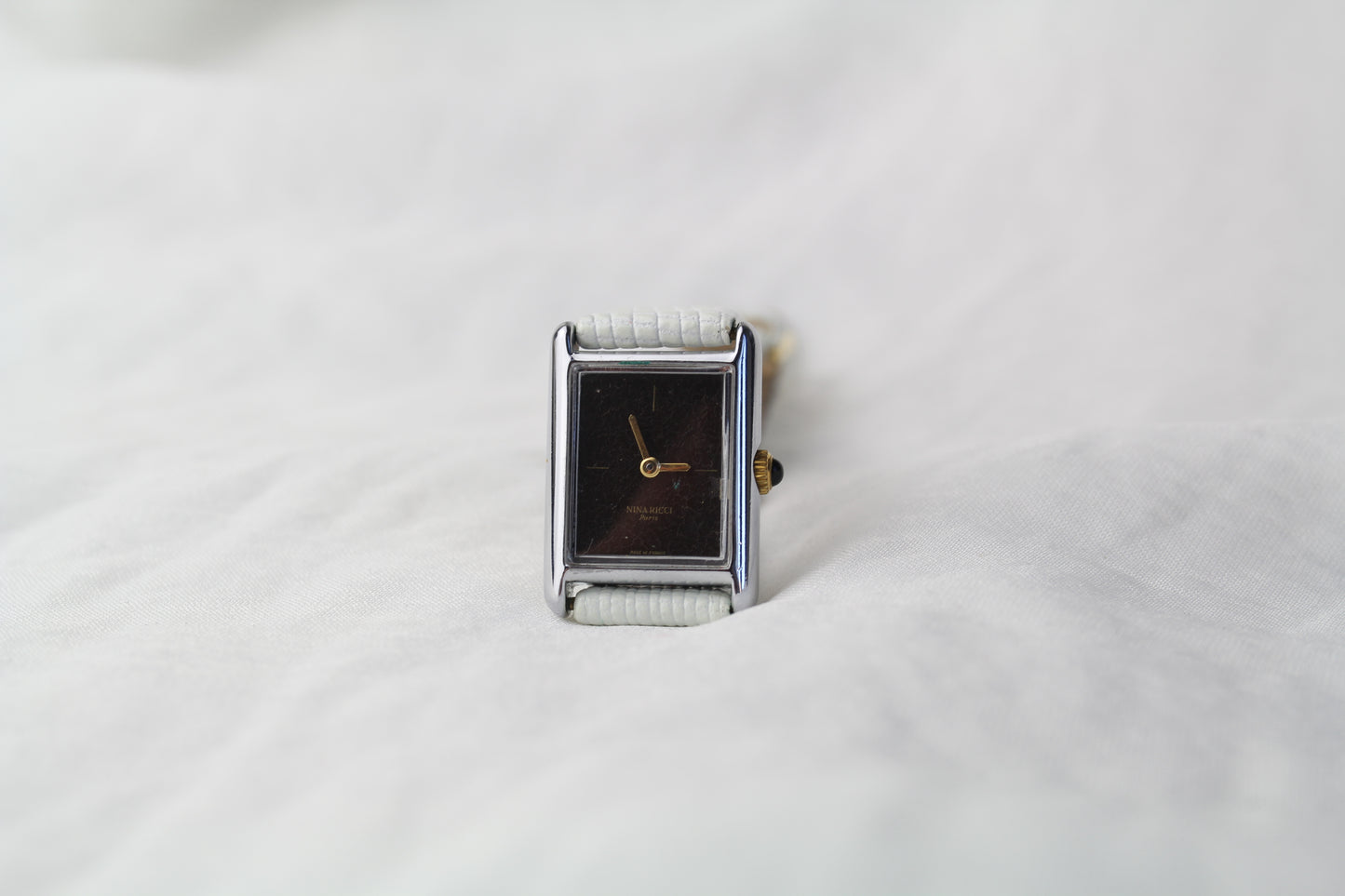 Vintage 1980s Nina Ricci Tank Watch