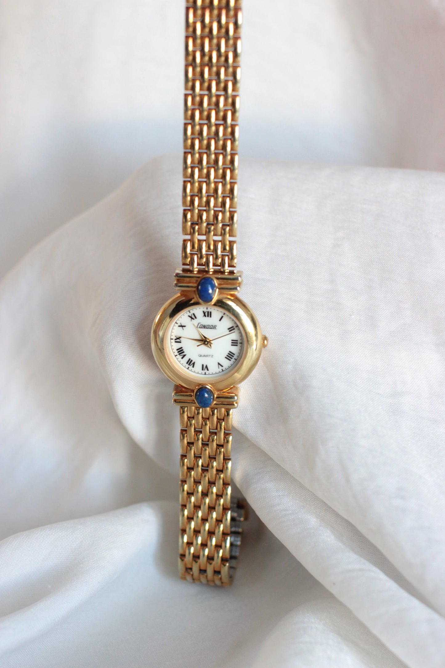 1980's Condor Watch with Lapis Lazuli Accents