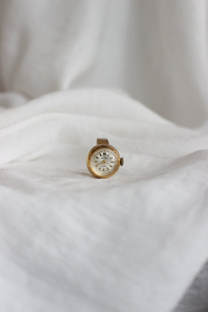 Rare 1960's BULER Watch Ring