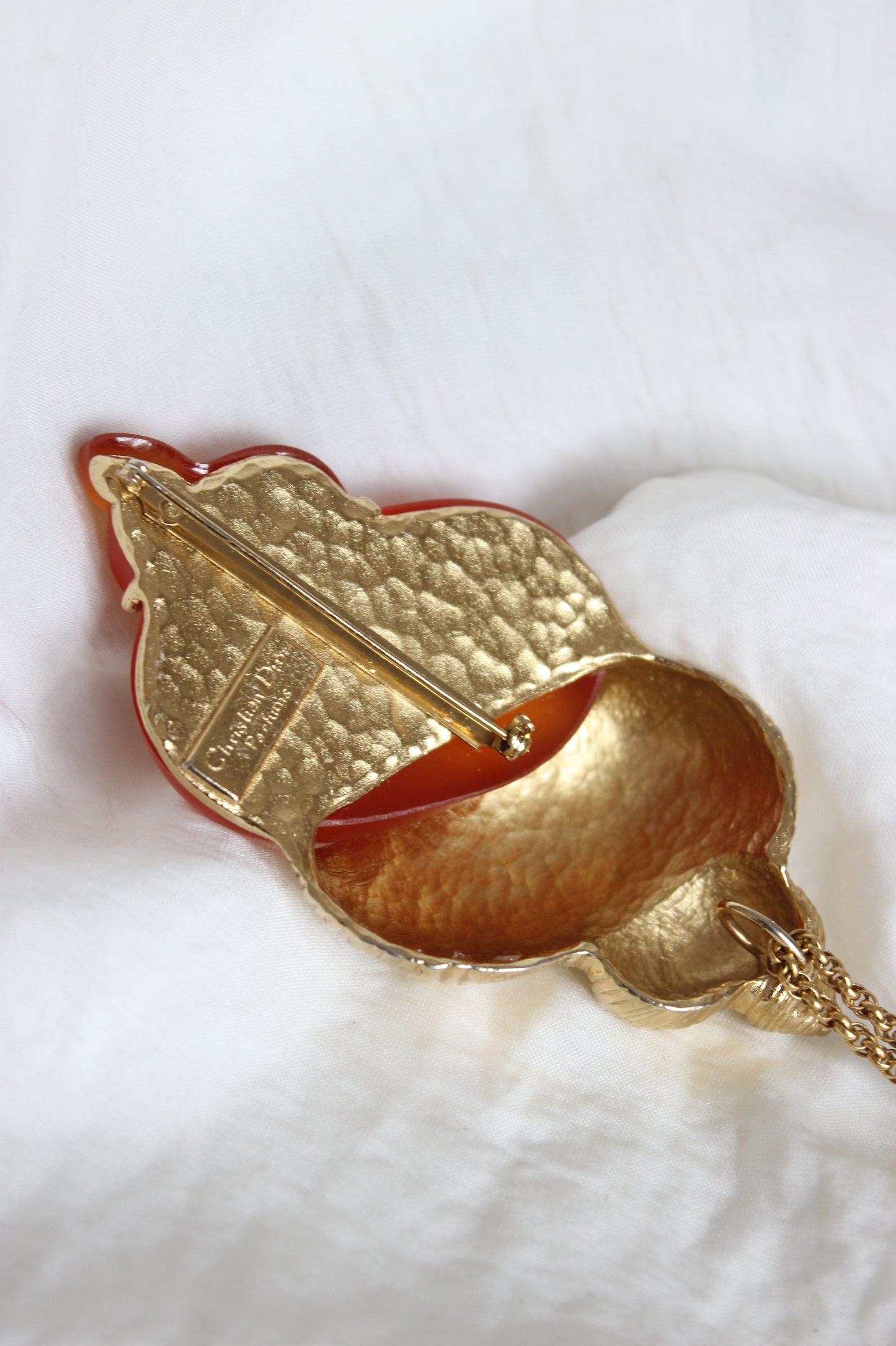 1987 Dior Resin Brooch/Pendant by Robert Goossens