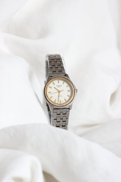 Tissot 1853 PR 50 Two-Tone Dial Watch – Quartz, Titanium Strap