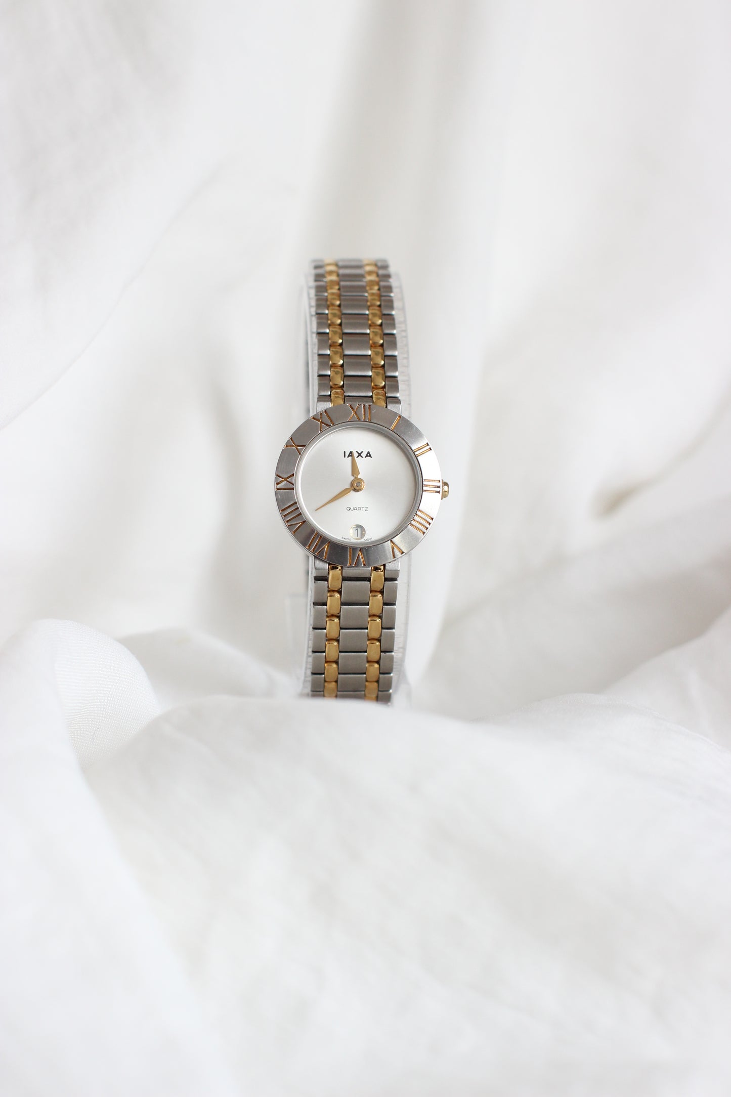 Vintage Iaxa 2 tones Quartz Watch – 1980s