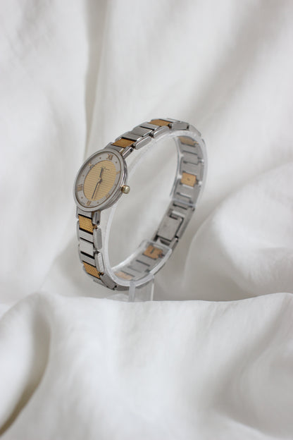 ST DUPONT Honeycomb Ronde Ladies Quartz Watch – Vintage 1980s