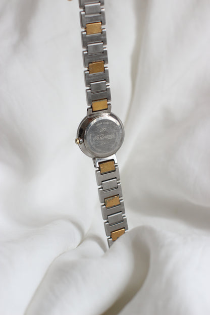 ST DUPONT Honeycomb Ronde Ladies Quartz Watch – Vintage 1980s