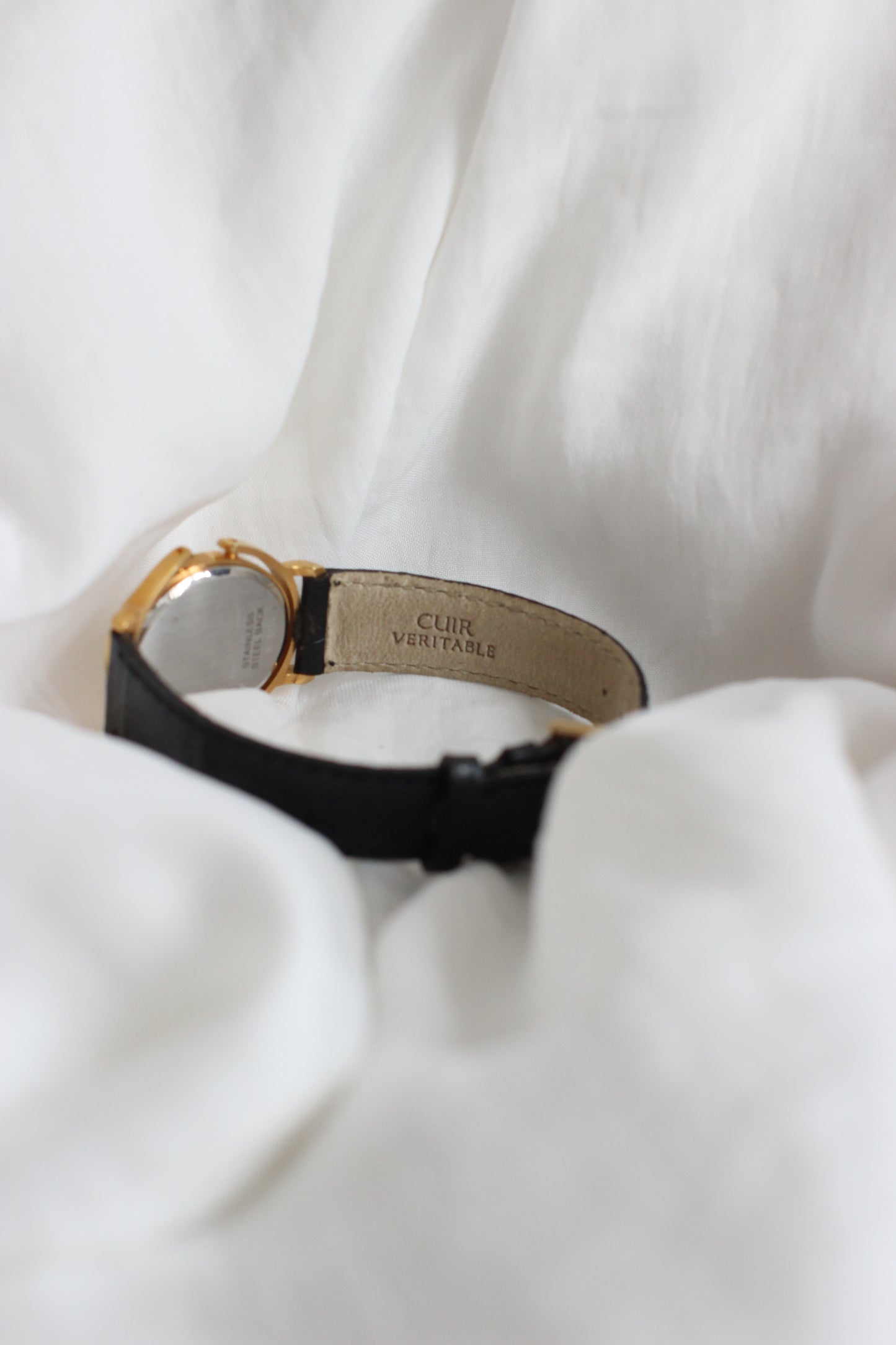 Vintage 1980s Rodania Rotating Gold-Plated Watch with Horse Motif