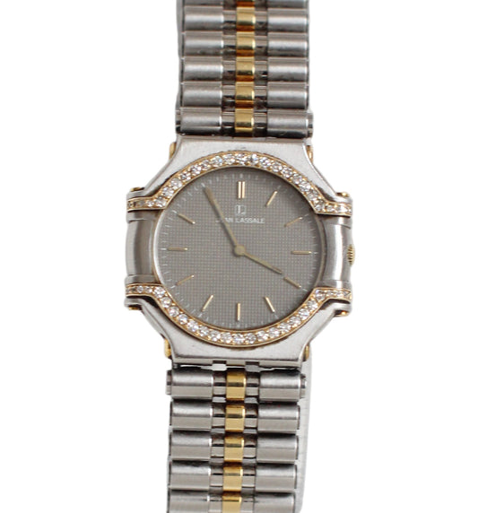 LaSalle “Thalassa” – 1980s Diamond, Gold & Steel Watch - Seiko Movement