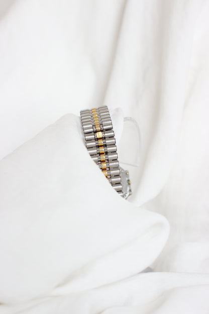 LaSalle “Thalassa” – 1980s Diamond, Gold & Steel Watch - Seiko Movement