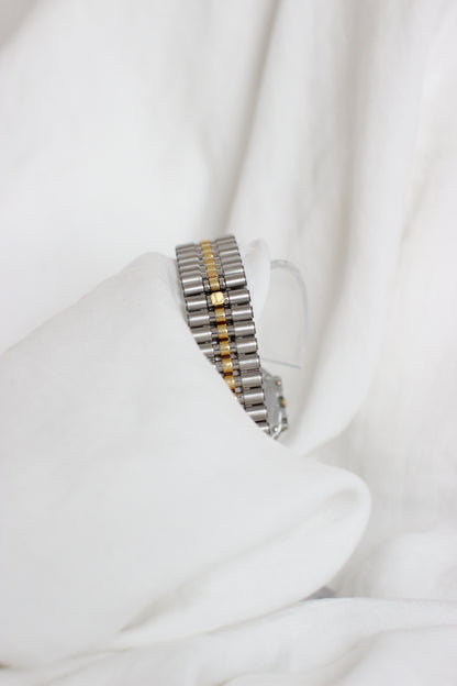 LaSalle “Thalassa” – 1980s Diamond, Gold & Steel Watch - Seiko Movement