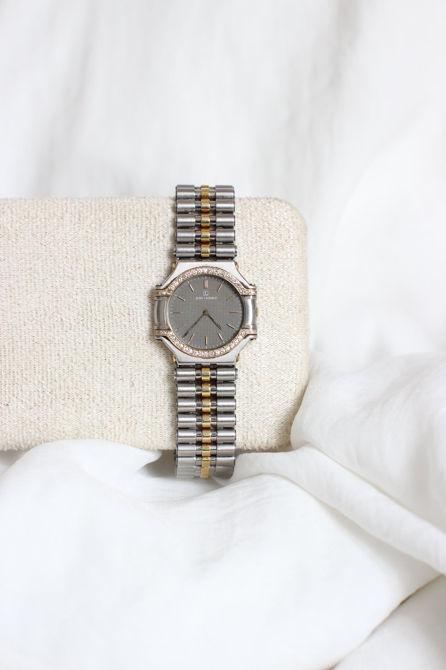 LaSalle “Thalassa” – 1980s Diamond, Gold & Steel Watch - Seiko Movement