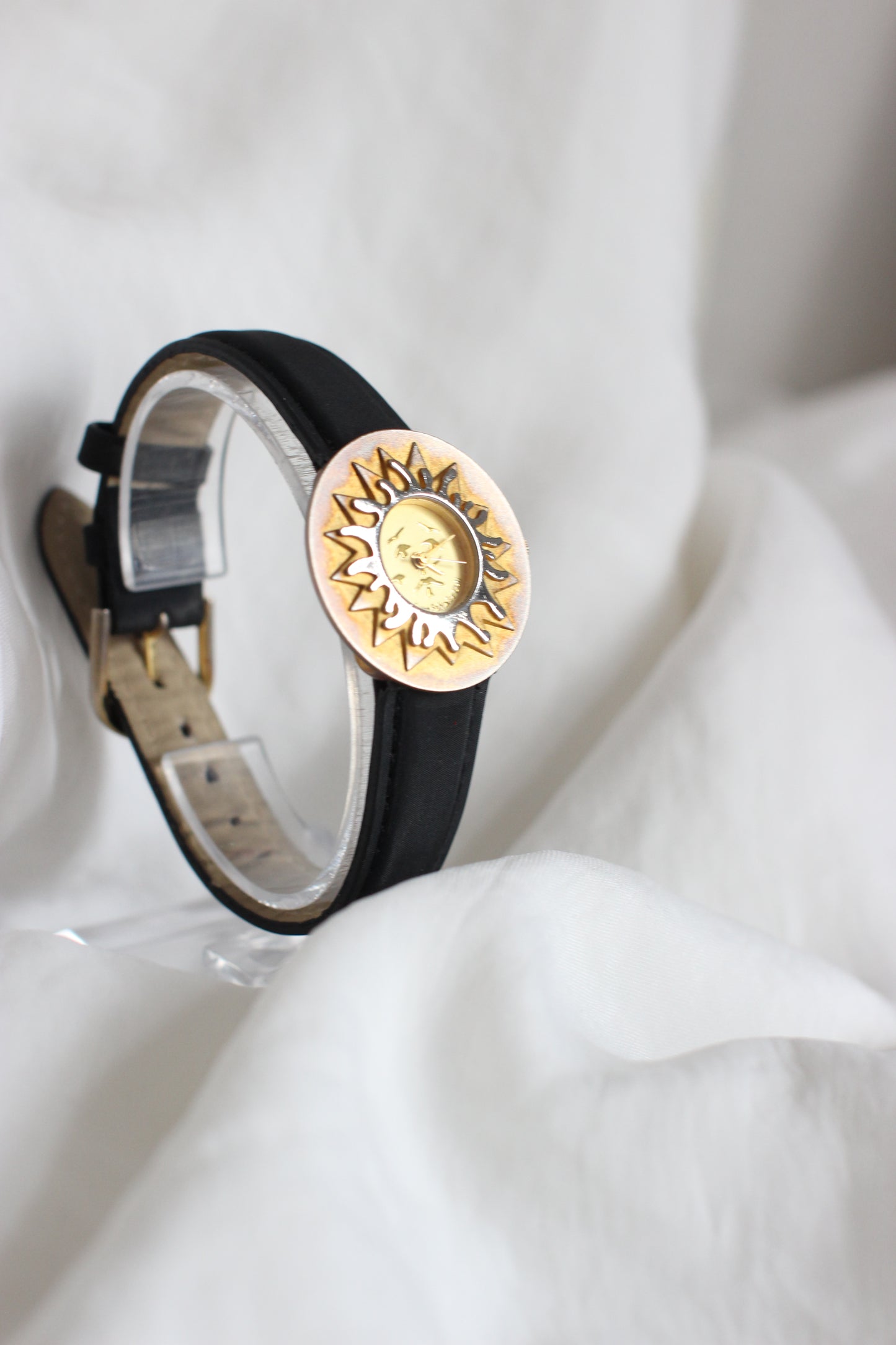Vintage Salvador Dalí "Le Roy Soleil" Gold-Plated Watch – 1992
