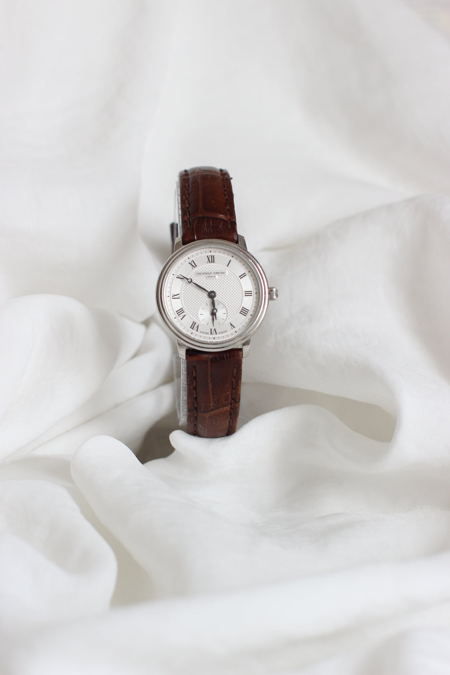 Frederique Constant Slim Line Quartz Watch – With Box