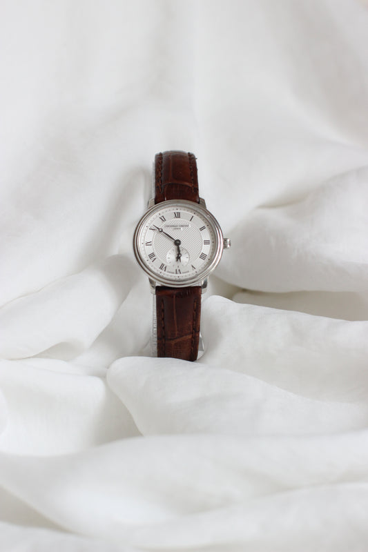 Frederique Constant Slim Line Quartz Watch – With Box
