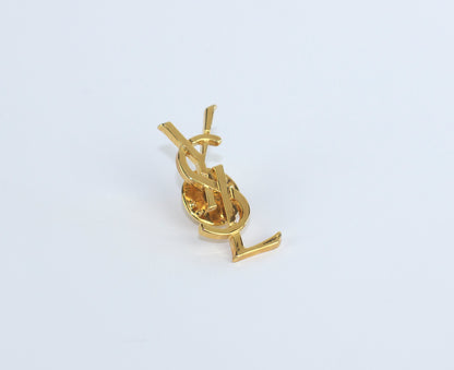 Yves Saint Laurent Monogram Pin (1990s)